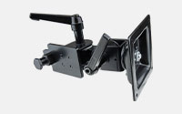 Precision positioning monitor arm