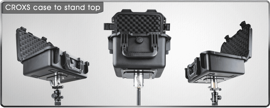 CROXS 裝置於腳架上 專用防水箱系列