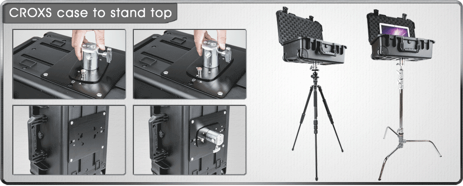 CROXS 裝置於腳架上 專用防水箱系列